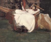 Sir John Lavery - The Red Fan